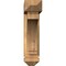 Ekena Millwork Imperial Arts and Crafts Smooth Bracket w/ Offset Brace, Western Red Cedar, 5 1/2"W x 22"D x 22"H BKT0604X22X22IMP03SWR - alternate 3